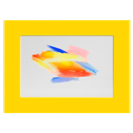 FIT FRAME ŻÓŁTY BŁYSZCZĄCY 60x80 cm. Wymiar okna 40x60 cm