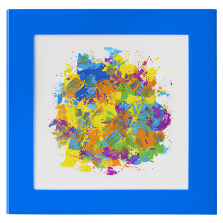 FIT FRAME NIEBIESKI BŁYSZCZĄCY 40X40 cm. Wymiar okna 25x25 cm