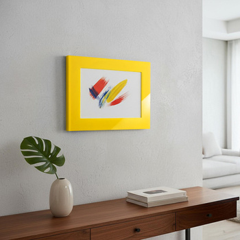 FIT FRAME ŻÓŁTY BŁYSZCZĄCY 40x50 cm. Wymiar okna 30x40 cm