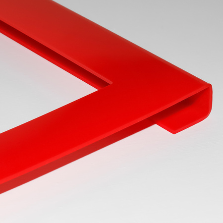 FIT FRAME CZERWONY BŁYSZCZĄCY 60x60 cm. Wymiar okna 40x40 cm