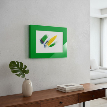 FIT FRAME ZIELONY BŁYSZCZĄCY 30x40 cm. Wymiar okna 20x30 cm