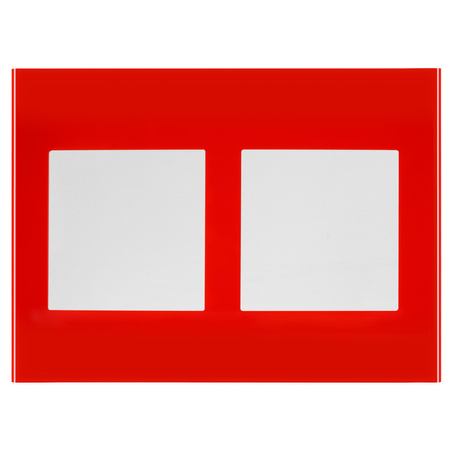 FIT FRAME CZERWONY BŁYSZCZĄCY 50x70 cm. Wymiar okna 40x60 cm