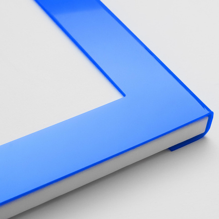 FIT FRAME NIEBIESKI BŁYSZCZĄCY 60x60 cm. Wymiar okna 40x40 cm