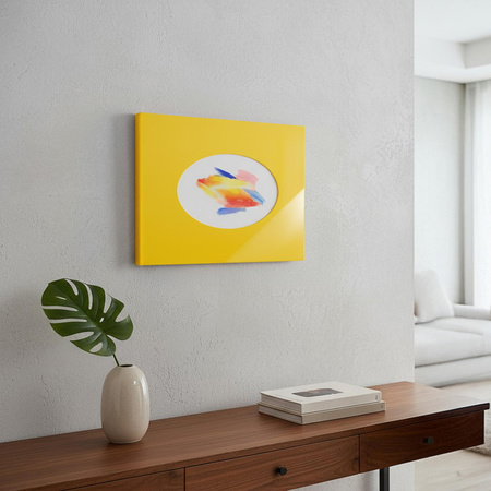 FIT FRAME ŻÓŁTY BŁYSZCZĄCY 50x70 cm. Wymiar okna 40x60 cm