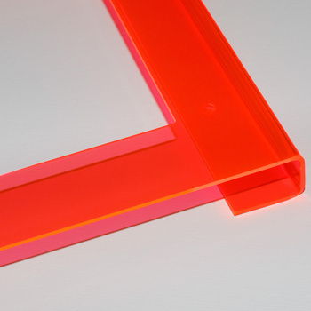 FIT FRAME FLUORESCENCYJNY POMARAŃCZOWY 40X40 cm. Wymiar okna 30x30 cm