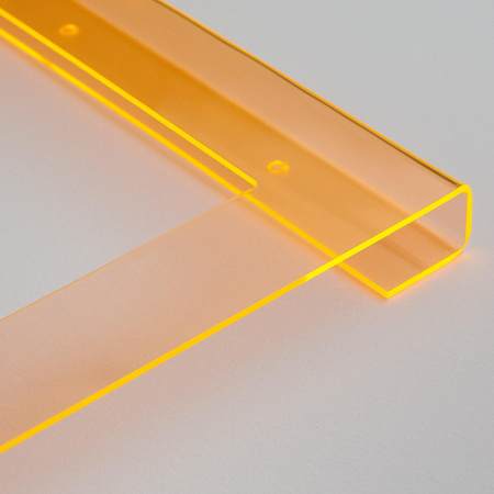 FIT FRAME FLUORESCENCYJNY ŻÓŁTY 40x50 cm. Wymiar okna 30x40 cm