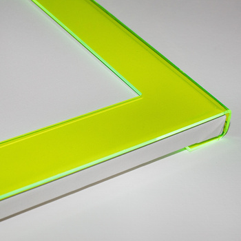 FIT FRAME FLUORESCENCYJNY ZIELONY 50x70 cm. Wymiar okna 40x60 cm