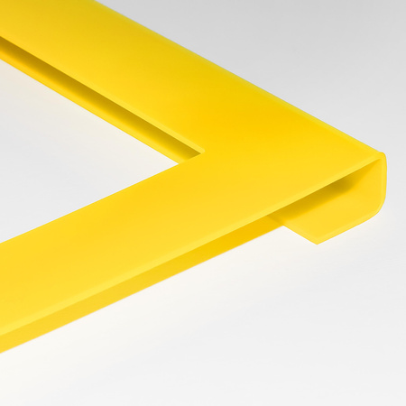 FIT FRAME ŻÓŁTY BŁYSZCZĄCY 90x90 cm. Wymiar okna 70x70 cm