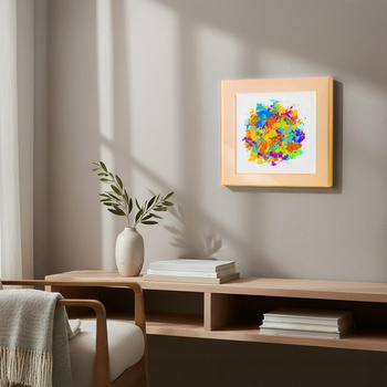 FIT FRAME FLUORESCENCYJNY ŻÓŁTY 40x40 cm. Wymiar okna 30x30 cm