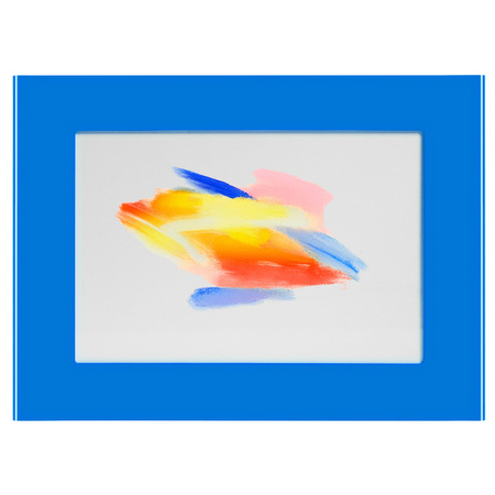 FIT FRAME NIEBIESKI BŁYSZCZĄCY 50x70 cm. Wymiar okna 40x60 cm