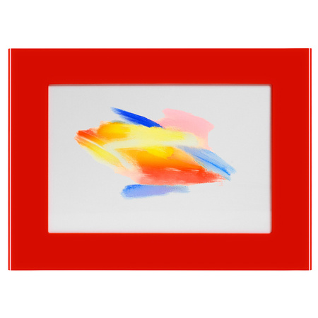 FIT FRAME CZERWONY BŁYSZCZĄCY 60x80 cm. Wymiar okna 40x60 cm