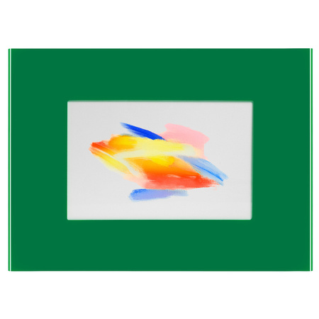 FIT FRAME ZIELONY BŁYSZCZĄCY 40x50 cm. Wymiar okna 30x40 cm