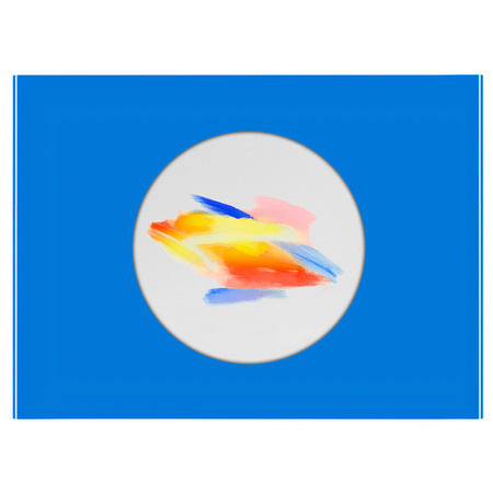 FIT FRAME NIEBIESKI BŁYSZCZĄCY 60x80 cm. Wymiar okna 40x60 cm