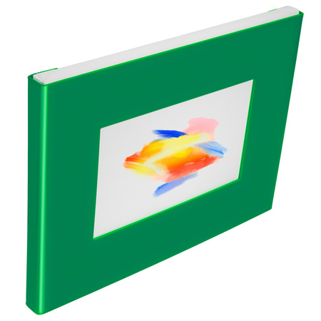 FIT FRAME ZIELONY BŁYSZCZĄCY 40x50 cm. Wymiar okna 30x40 cm