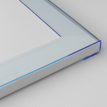 FIT FRAME FLUORESCENCYJNY NIEBIESKI 40x50 cm. Wymiar okna 30x40 cm