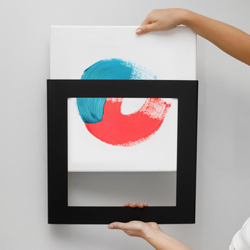 FIT FRAME CZARNY MATOWY 60x60 cm. Wymiar okna 40x40 cm