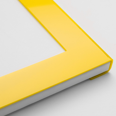 FIT FRAME ŻÓŁTY BŁYSZCZĄCY 50x70 cm. Wymiar okna 40x60 cm