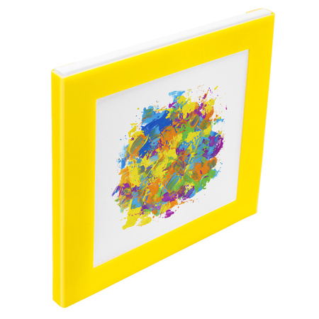 FIT FRAME ŻÓŁTY BŁYSZCZĄCY 40x40 cm. Wymiar okna 30x30 cm