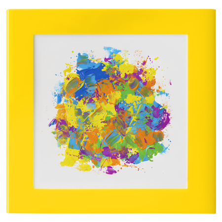 FIT FRAME ŻÓŁTY BŁYSZCZĄCY 60x60 cm. Wymiar okna 40x40 cm